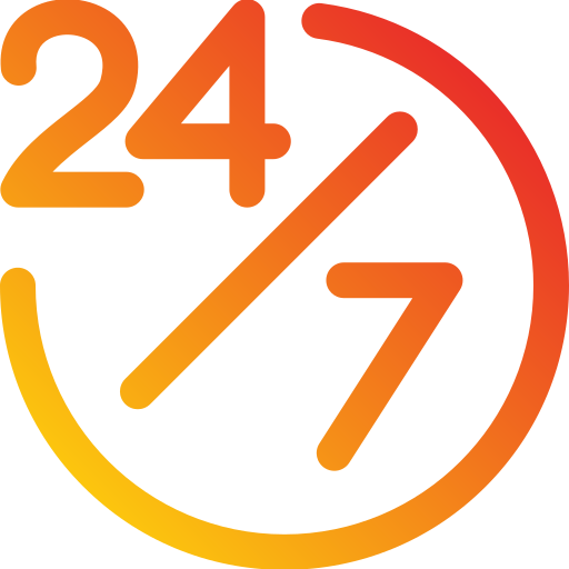 24 by 7 icon